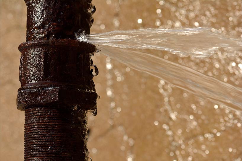 leaking pipe