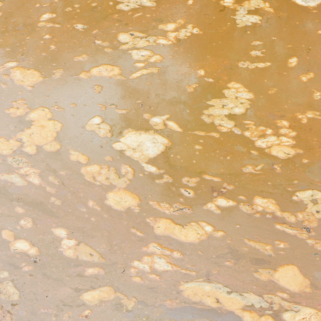 rusty water